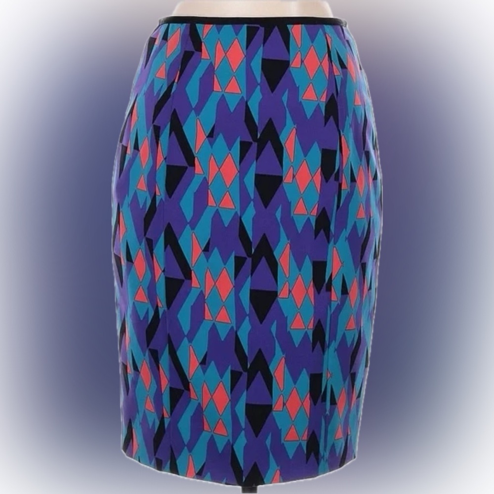 M by Missoni Women's Vibrant Zipper Up Pencil Skirt - Picture 3 of 3